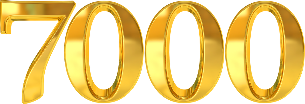 Gold Number 7000